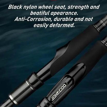 2.5m Squid Egi Spinning Rod Lightweight Carbon Rod Black