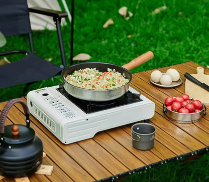 Camping Non-Stick Frying Pan Silver