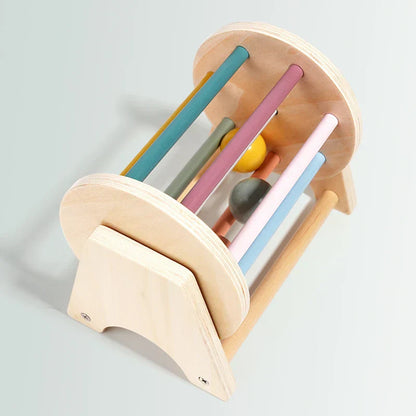 Montessori Wooden Spinning Infant Drum