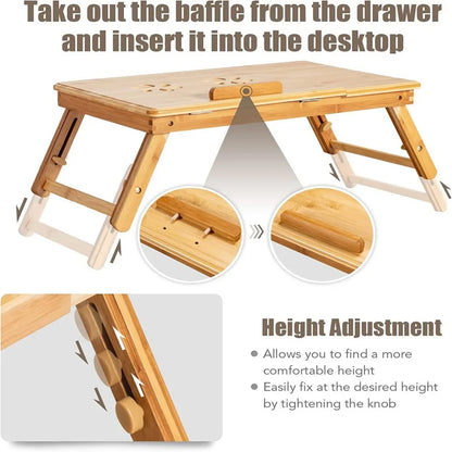 Portable Lap Desk for Bed, Sofa, Study, and Reading