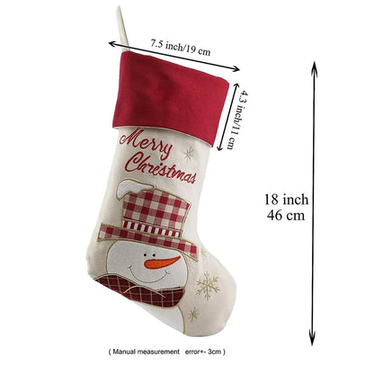 Set of 3 Festive Christmas Stocking Socks