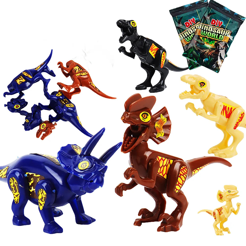 30 Set Children's DIY Assembled Dinosaur Toy