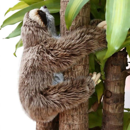 Cute Realistic Three-Toed Sloth Plush
