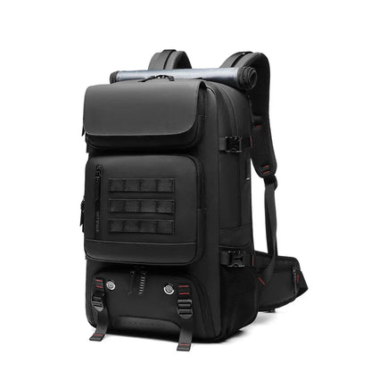 50L Travel Backpack Anti-Theft Design Black