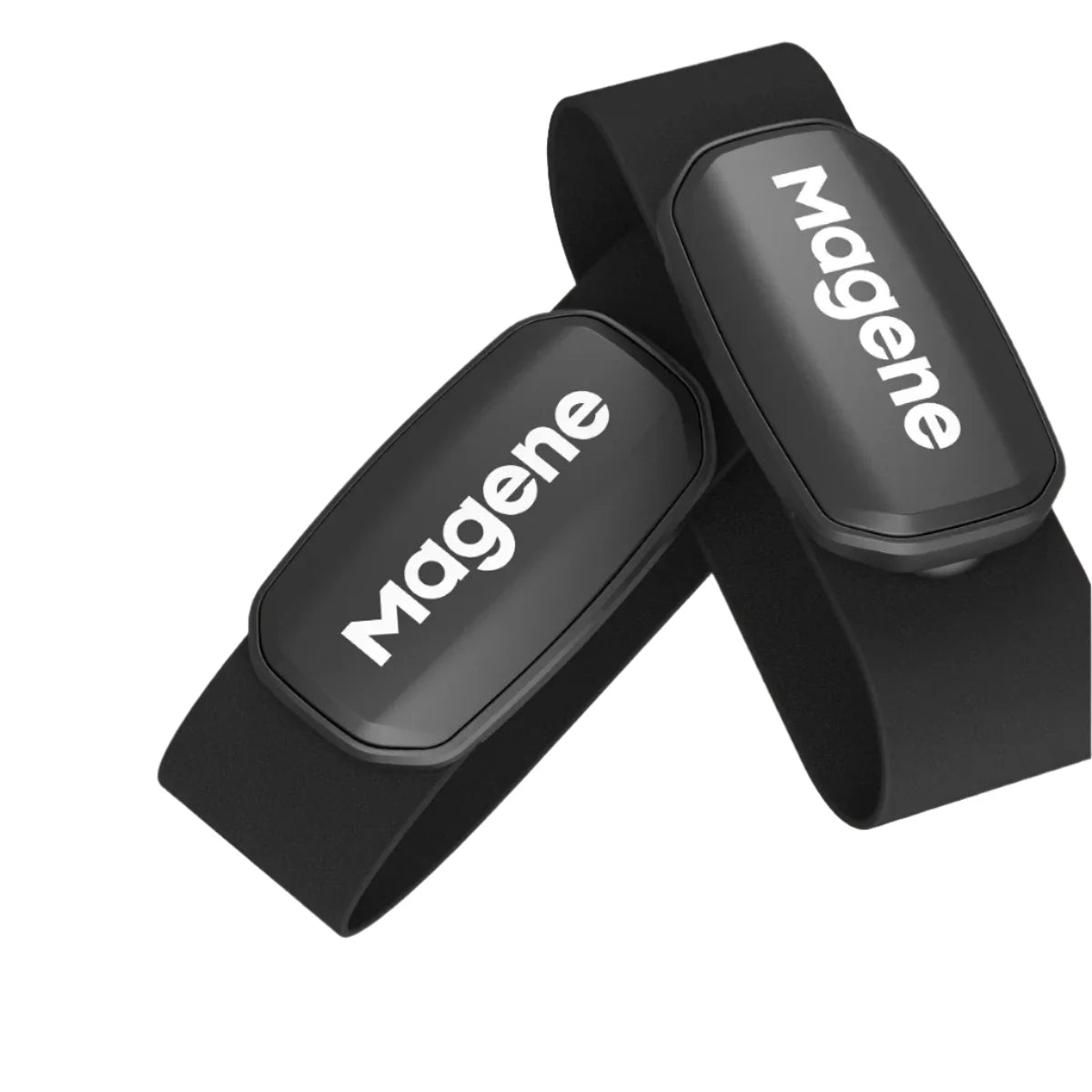 Dual Heart Rate Monitor Chest Strap 2-Pack H303 Sensors Black