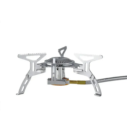Camping Gas Stove with Electronic Ignition Silver