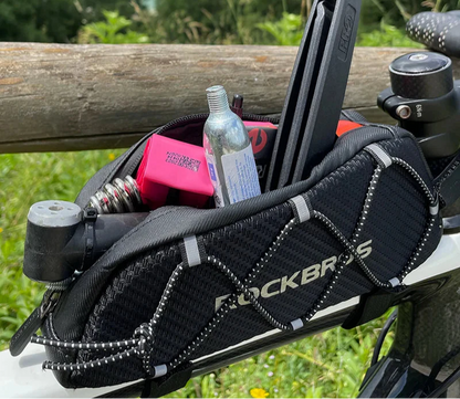 Waterproof Top Tube Bike 1L Ultralight Cycling Bag Black