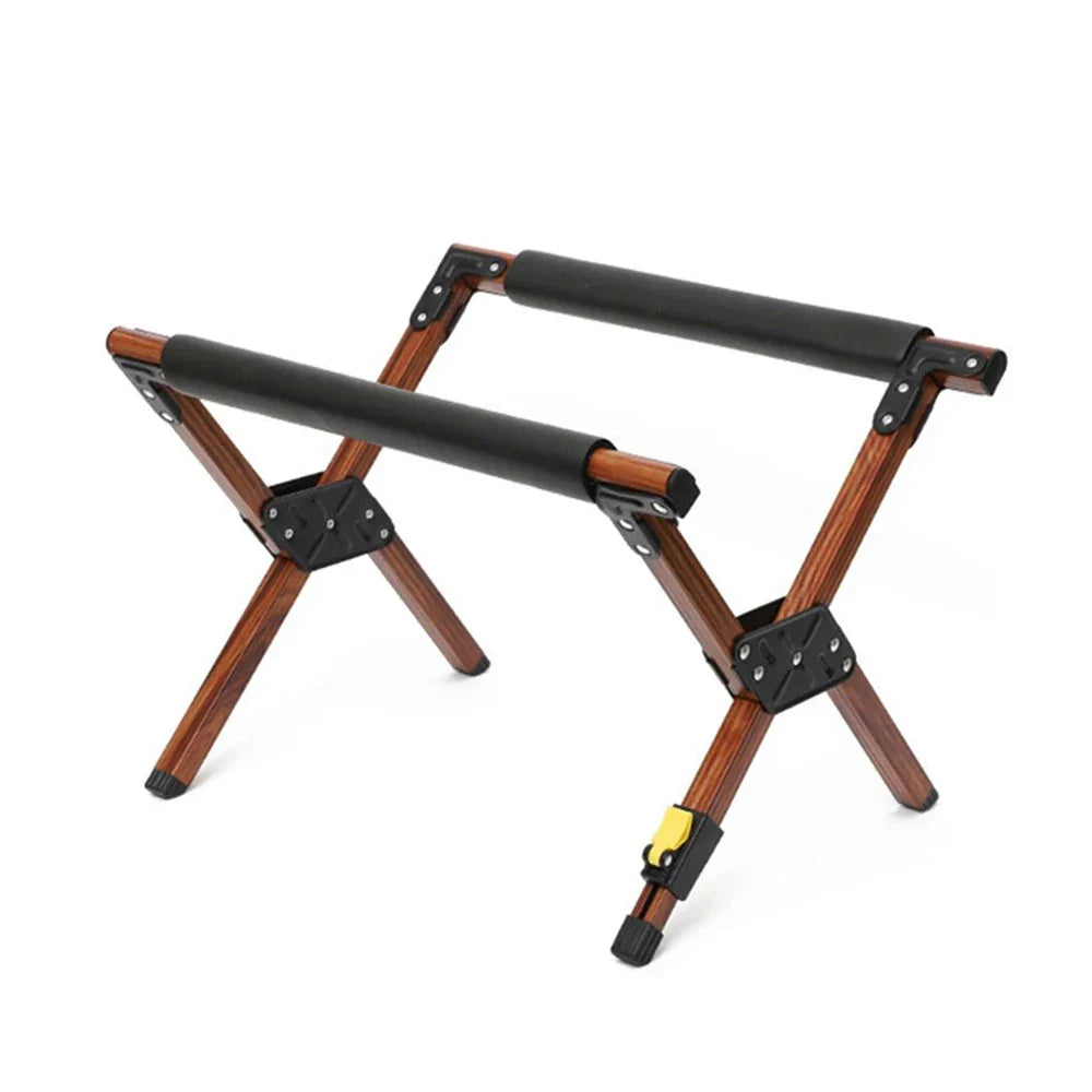 Folding Camping Stand Adjustable Anti-Slip Brown