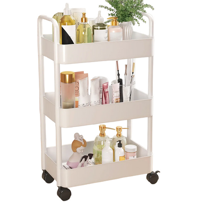 1pc multi-storey kitchen storage shelves trolley