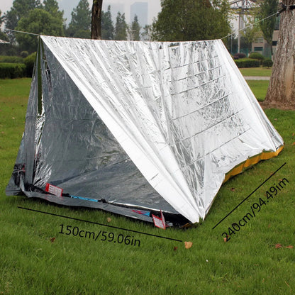 1PCS Emergency Shelter Waterproof Thermal Blanket