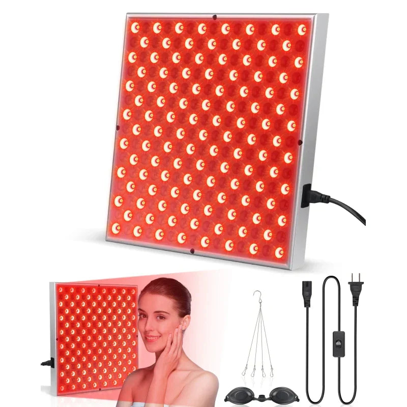 LED Red Light Therapy Panel Lamp: Facial Anti-Aging, Skin Care