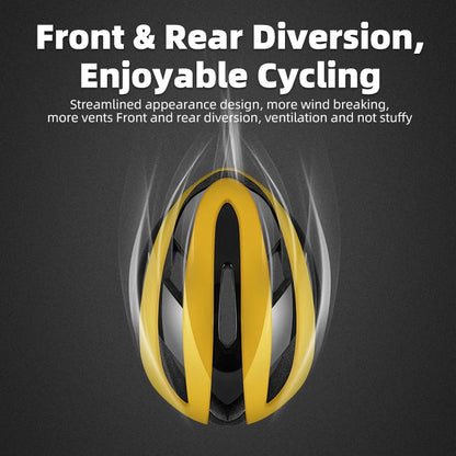 Ultralight Breakwind Cycling Air Ventilated Helmet Yellow