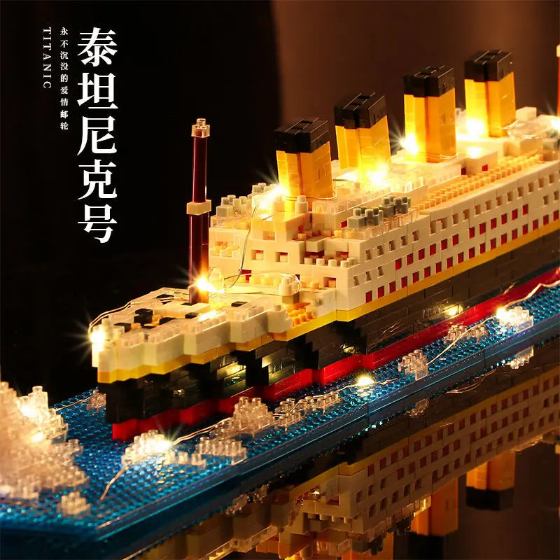 Titanic Ship Toy with LED Light