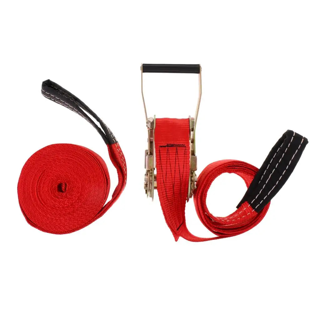36 ft Outdoor Fitness Slack Line with Ratchet Tensioner
