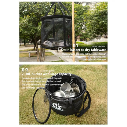 30L Collapsible Fishing Hiking