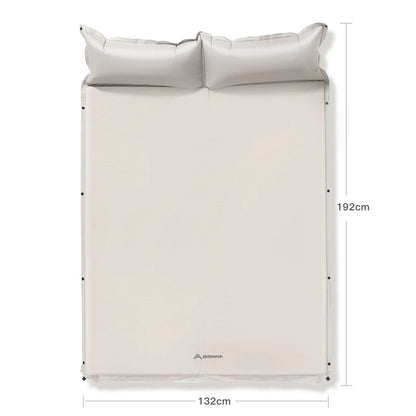 Self-Inflating Camping Mattress with Built-In Pillow Grey