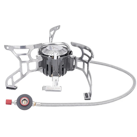 3500W Foldable Camp Gas Stove Silver
