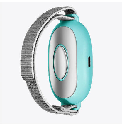 Microcurrent EMS Sleep Aid Device Palm Pulse Massager Blue