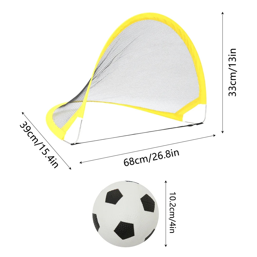 Foldable Training Goal Net Kit for Kids