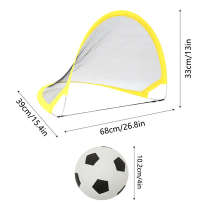 Foldable Training Goal Net Kit for Kids