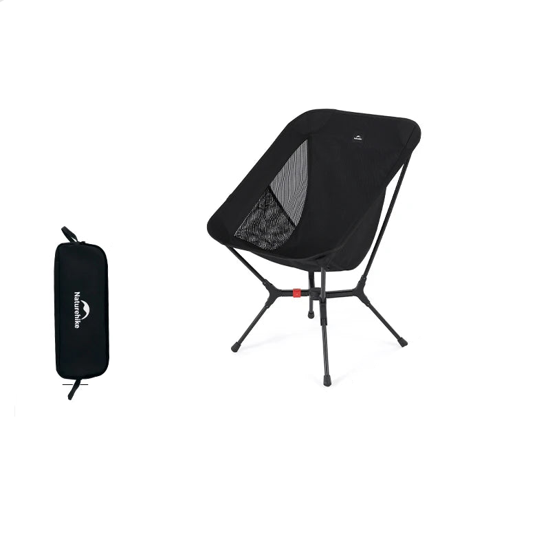 Portable Folding Camping Chair Black