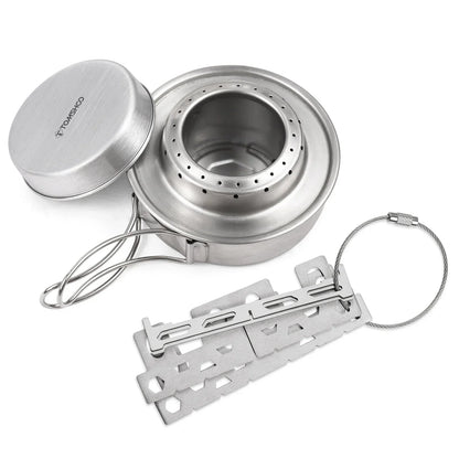 Camping Alcohol Stove w Cross Stand