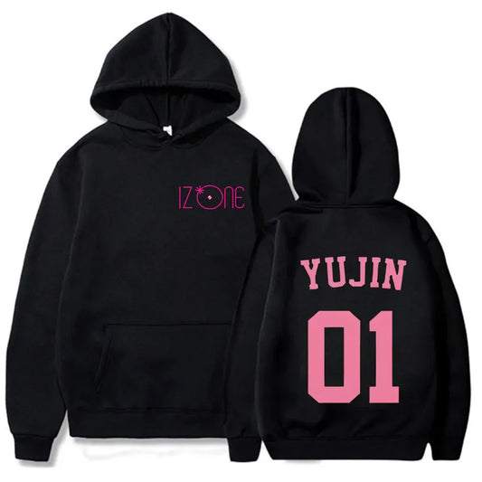 K-Pop Inspired Oversized Graphic Hoodie