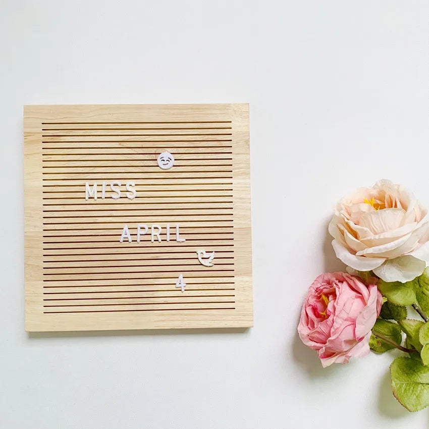 Natural Wood Letter Board