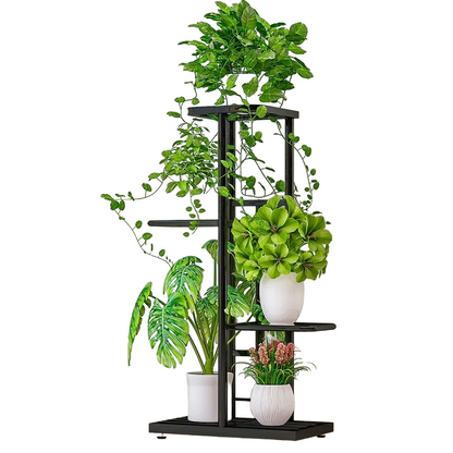 3-Tier Iron Plant Stand for Indoor and Outdoor Use