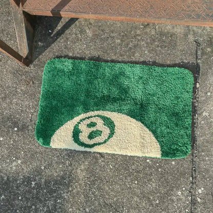 Green 8 Ball Non-slip Carpet Doormat