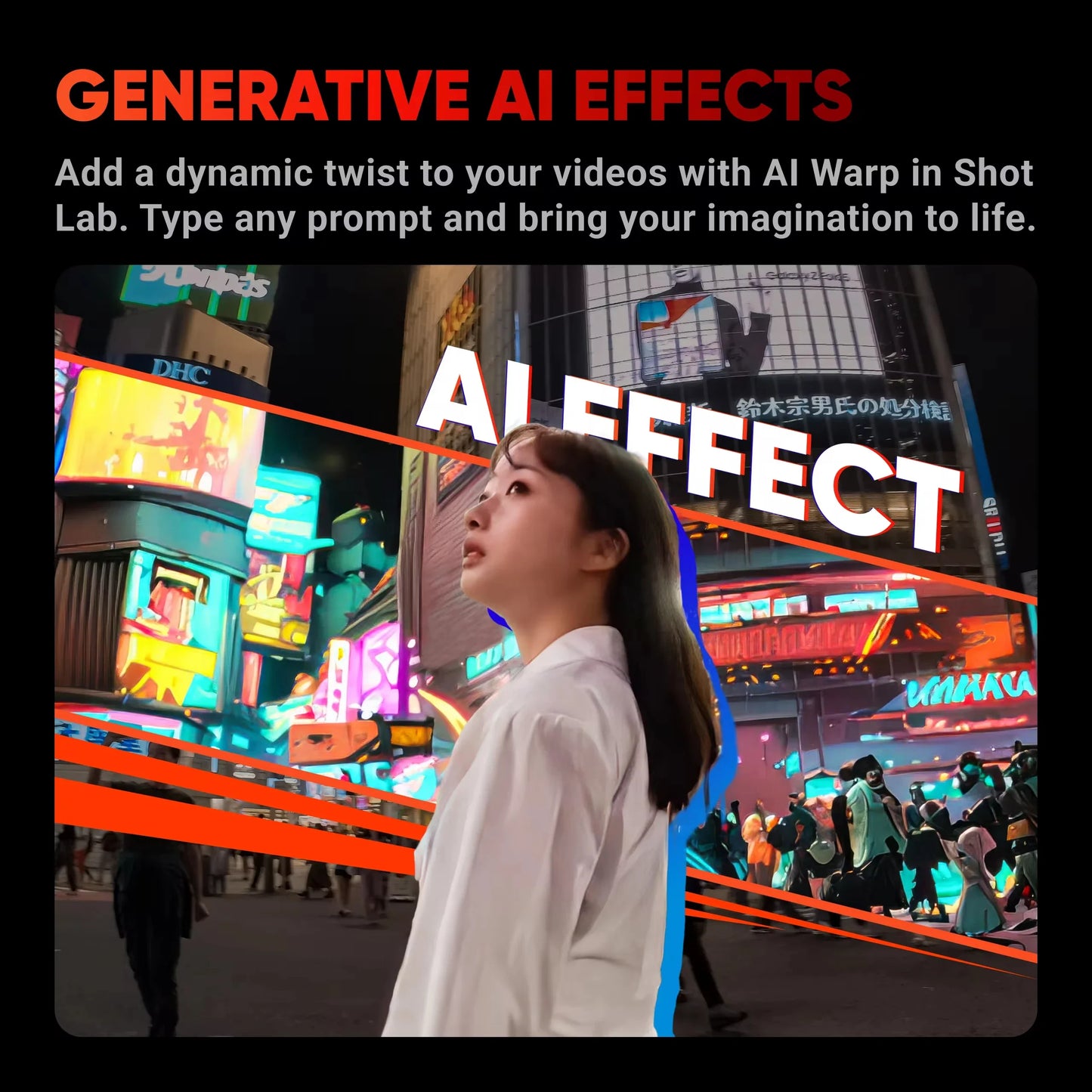 4K Action Camera Sensor Dual Stabilization Black