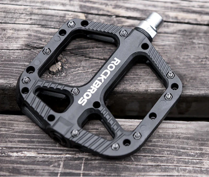 Ultralight Flat Platform Bicycle Pedals Nylon Composite Black