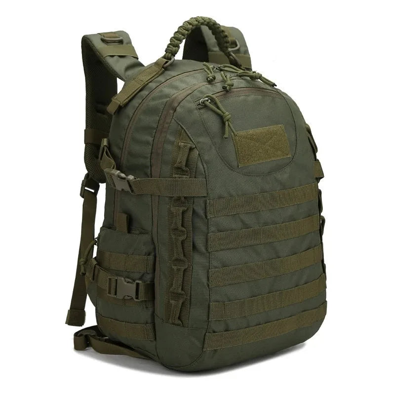 35L Waterproof Camo Hiking Backpack Green