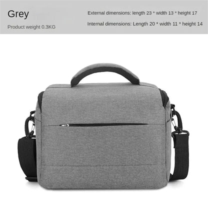 Camera Shoulder Bag Crossbody Grey