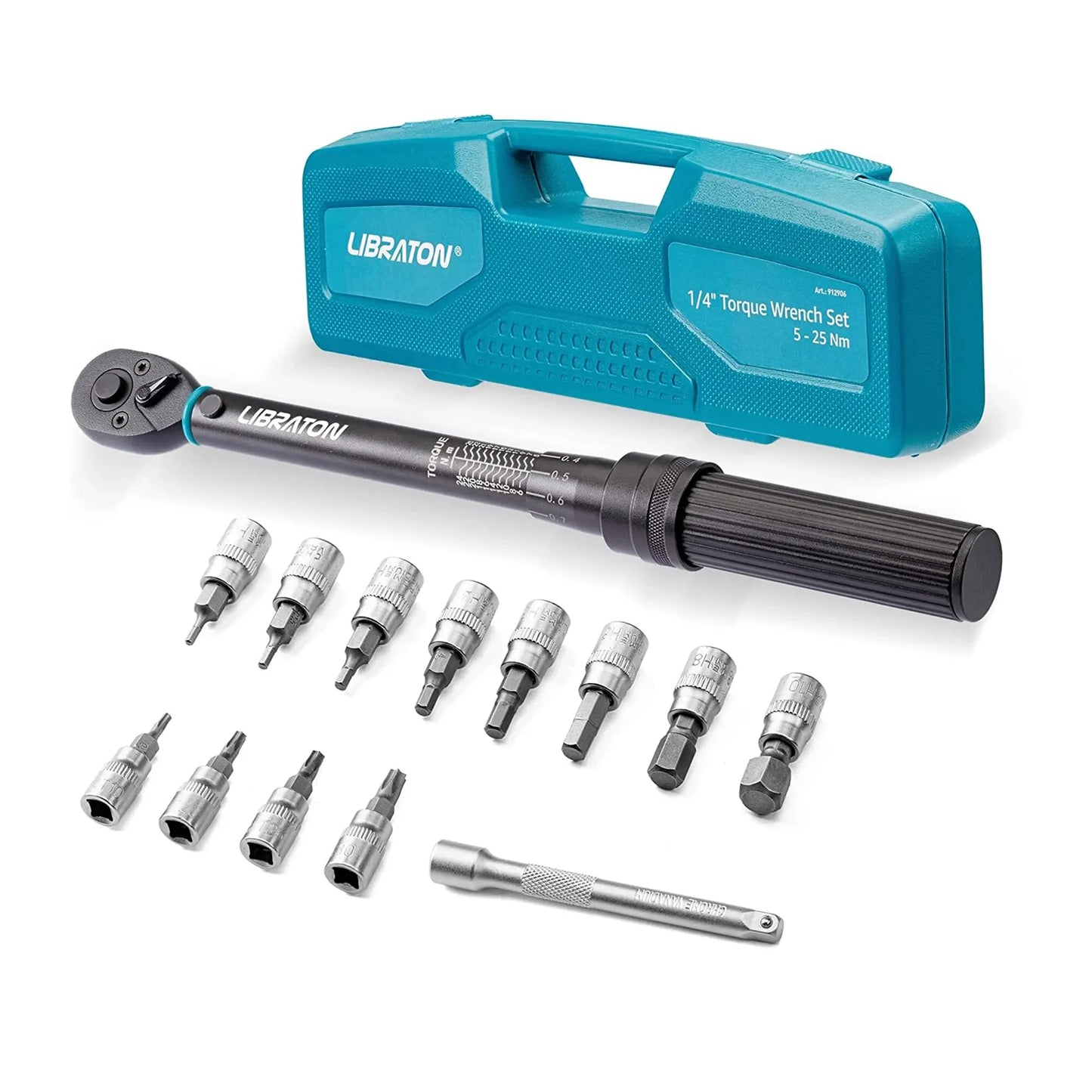 14-Piece Bike Torque Wrench Set Blue