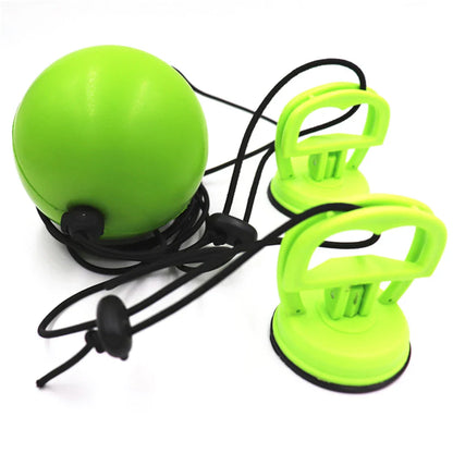 Adjustable Suction Cup Boxing Reflex Ball Speed Training Green