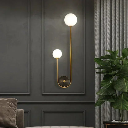Modern Gold LED Wall Lamp: Illuminate Your Bedroom and Living Spaces with Style