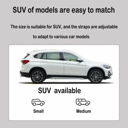 SUV Cargo Liner Waterproof Trunk Seat Cover for Back Cargo Area Black