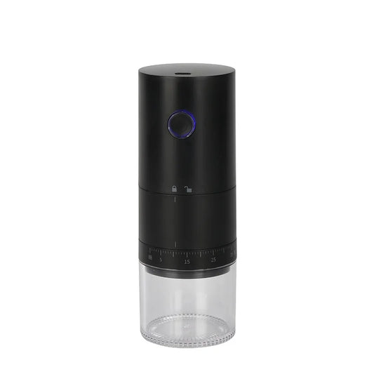 Portable USB C Rechargeable Coffee Grinder 38 Level Ceramic Black
