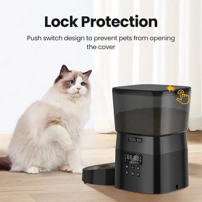 Smart Control Automatic Pet Feeder for Cats and Dogs