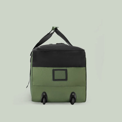 Wheeled Outdoor Travel Storage Bag Green