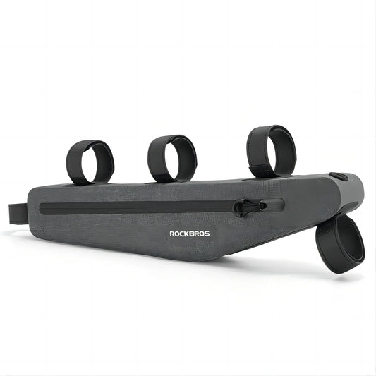 1.5L Lengthened Waterproof Triangle Bike Bag 600D Polyester Green