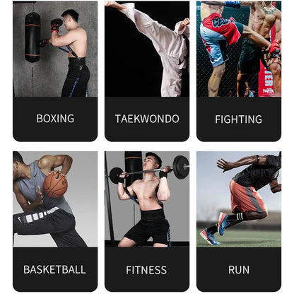 Explosive Power Resistance Band Set for Boxing and Agility Training