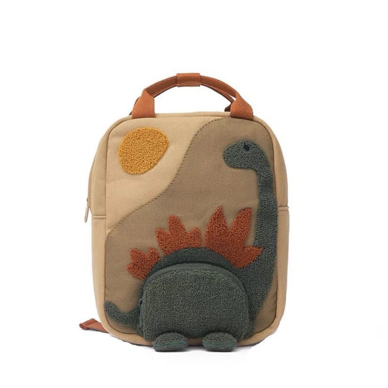 Children Dino Sun Embroidery Backpack
