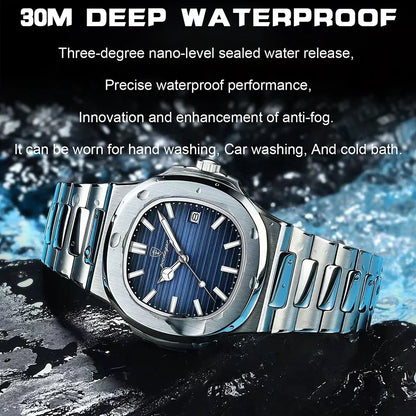Luxury Watch Business Waterproof Male