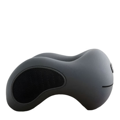 U-Shaped Memory Foam Neck Pillow Travel Support Dark Gray