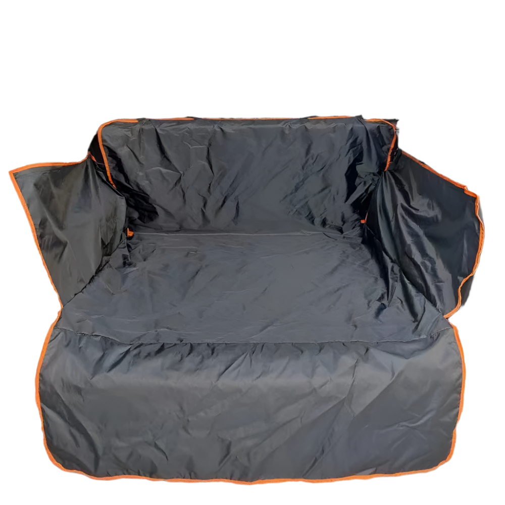 SUV Cargo Liner Waterproof Trunk Seat Cover for Back Cargo Area Black