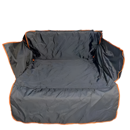 SUV Cargo Liner Waterproof Trunk Seat Cover for Back Cargo Area Black
