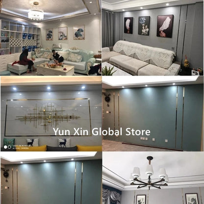 5M Gold Mirror Wall Sticker