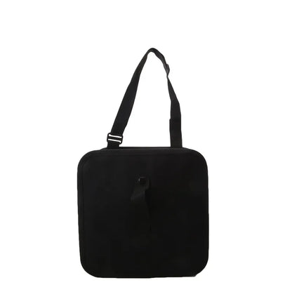 Car Trash Can with Storage Waterproof Bag with Mesh Pocket Black